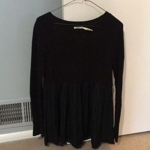 UO long sleeve knit top, flowy bottom
